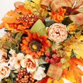 thumbnail image 5 of Thanksgiving Decoration Door Hanging Peony Sunflower Autumn Front Door Decoration Simulation Garland Pendant Simulation Maple Thanksgiving Upside Down Tree Garland, 5 of 6