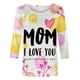 thumbnail image 4 of Elegante blusa de manga tres cuartos con cuello redondo retro para mujer con estampado de Pascua y manga tres cuartos OAVQHLG3B Store  lin121212, 4 of 4
