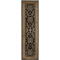 thumbnail image 3 of SAFAVIEH Lyndhurst Isadora Traditional Bordered Area Rug, Black/Tan, 6' x 6' Square, 3 of 8