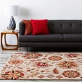 thumbnail image 2 of Hauteloom Longford Wool Living Room, Bedroom Area Rug - Traditional, Transitional - Dark Brown, Burgundy, Taupe - 6' x 9', 2 of 16