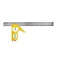 thumbnail image 2 of Outil de Mesure Durable, Règle d'Angle, Règle d'Angle Droit, Professionnel pour Ingénieur pour Construction, 2 of 8