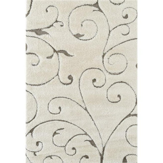 Amer Rug SIR62691 2 ft. 6 in. x 9 ft. 1 in. Sirocco 6 Shag Runner Rug - Cream