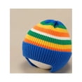 thumbnail image 4 of Boys Winter Hat Winter Knit Baby Hat Twist Warm Beanie for Boys Girls Infant Toddler Baby Beanie with Pompom-Blue, 4 of 5