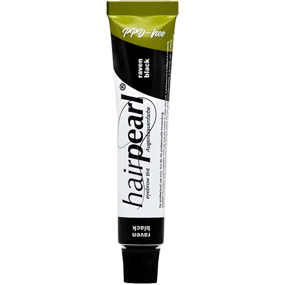 Tinte para pestañas y cejas Hairpearl sin PPD Raven Black
