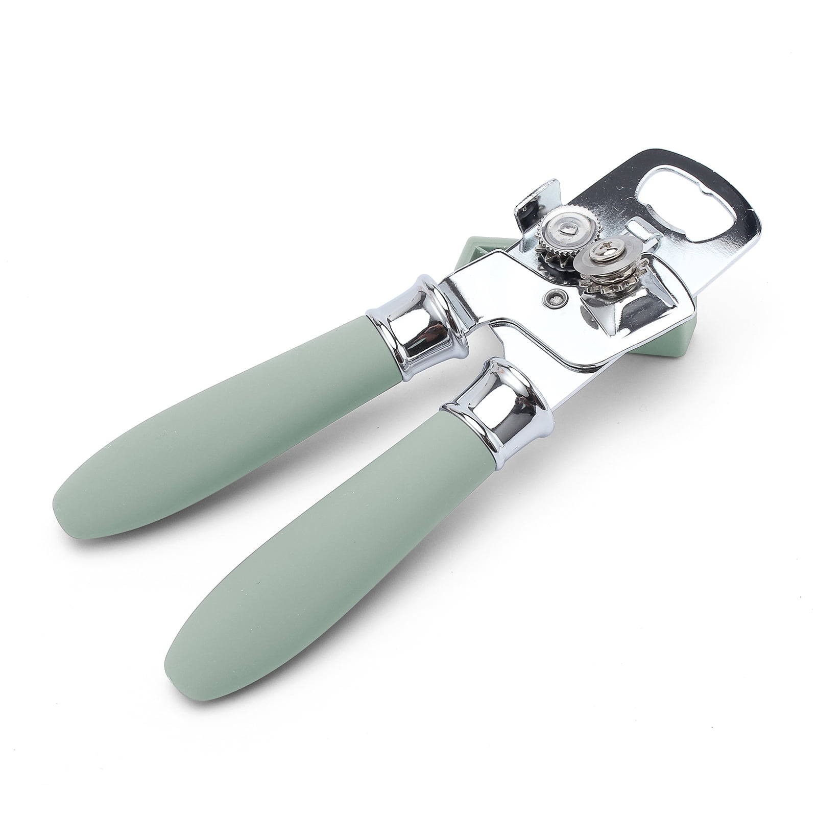 Comfy Grip Mint Green Stainless Steel Can Opener - 7 3/4 x 2 x 2 1/