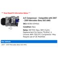 thumbnail image 2 of A/C Compressor - Compatible with 2007 - 2009 Mercedes-Benz S65 AMG 2008, 2 of 2