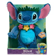 Just Play Disney’s Lilo & Stitch Dancing Stitch 14-inch Feature Plush, Musical Stuffed Animals, Alien, Blue, Preschool Ages 3 up