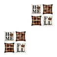 thumbnail image 2 of Injueey Funda de almohada suave y duradera de 4 piezas para acogedora funda de almohada decorativa para la noche de Halloween Type5 NO5, 2 of 6