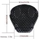 thumbnail image 4 of Motorcycle Seat Cushion Gel Shock Absorption 3d Honeycomb Mesh Breathable Motorbike Seat Pad Quick-drying Protective Ride Saddle Seat Cover Waterproof, 4 of 5