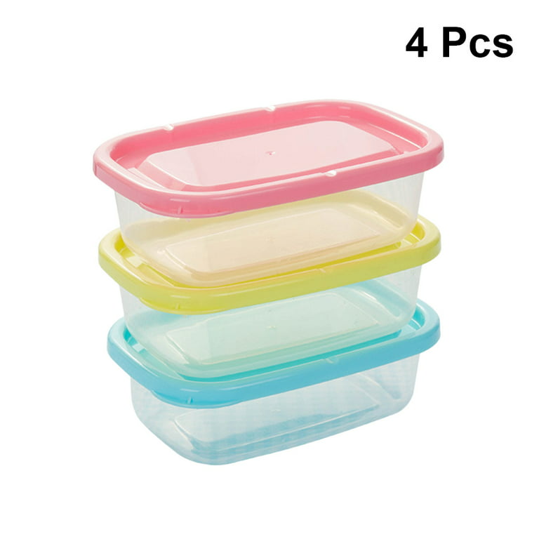 Yirtree Airtight Plastic Food Storage Container, Rectangular Small