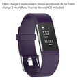 thumbnail image 2 of For Fitbit Charge 2 Band, Adjustable Replacement Soft Silicone Wrist Strap Wristband with Secure Metal Buckle Clasp Large Size for Fitbit Charge 2 Smartwatch, 2 of 6