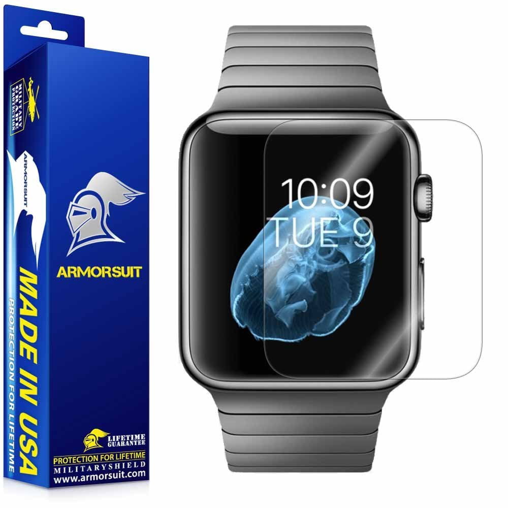 ArmorSuit MilitaryShield Max Coverage Screen Protector for Apple Watch 42mm  (Series 3 / 2 / 1 Compatible) [2 Pack] - Anti-Bubble HD Clear Film -  Walmart.com