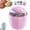 Peach pink, variant on Mini Ice Cream Maker,17 oz Small Single Serve Compact Electric Makers,One-Touch Aluminum Bowl for Dorms & Kitchens