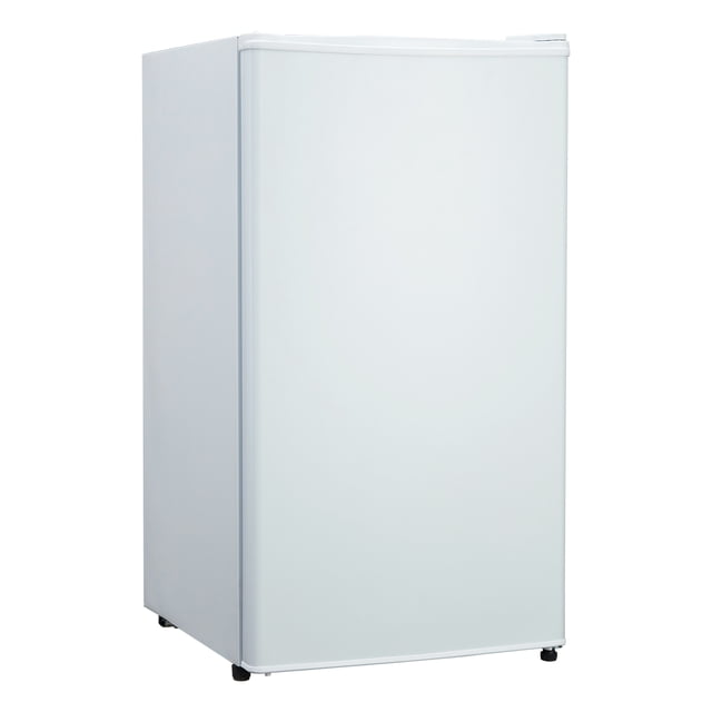 EDTara Compact Mini Fridge With Freezer, 3.2 Cu Ft Capacity, Single Door, 7 Adjustable Temperature Levels for Bedroom or Dorm