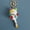 Flower, smile, cat, variant on Super cute handmade knitted smiling little cat pendant, handmade squinting cat keychain, hand-crocheted cat ornament