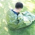 thumbnail image 4 of Heavy-Duty Mylar Emergency Sleeping Bag - Waterproof Thermal Bivy for Camping, Hiking & Survival Kits (Green), 4 of 5