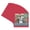 Deep Red, variant on Maroon Red Picture Frame Mat for 12x12 Frames - Fits 10x10 Photos - 10 Mats