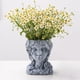 thumbnail image 3 of Maceta para cabeza de interior y exterior, maceta de resina para suculentas, jarrón, estatua griega, maceta para decoración de jardín y hogar, escultu gris DYNWAVEMX Macetas suculentas, 3 of 8