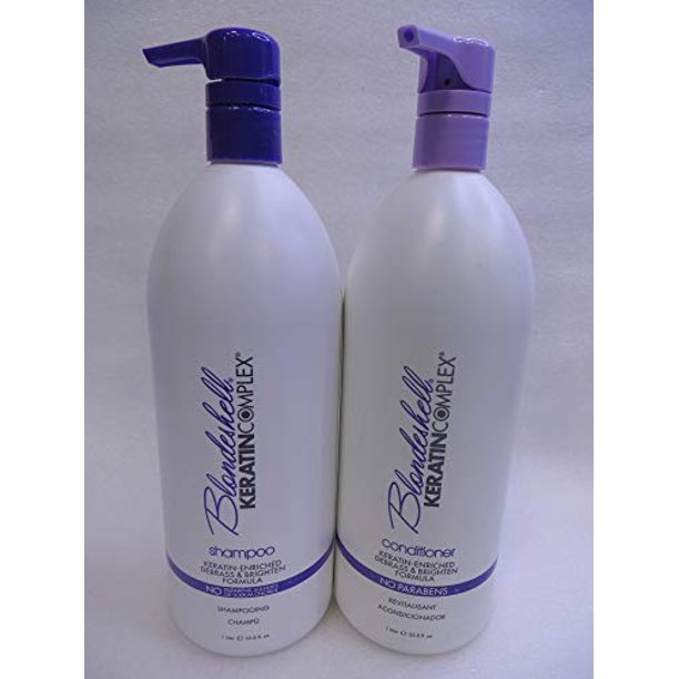 Keratin Complex Blondeshell Shampoo and Conditioner Liter Duo
