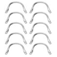 thumbnail image 2 of 10Pcs TR413 Snap-In Black Rubber Tire Valves Stems Short Rod Car Accessory, 2 of 3