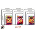 thumbnail image 2 of 2D Flat 3pcs Vibrant Money Bag Canvas Art Print - Frameless, Colorful Wall Decor for Modern Home, Office, or Party - Ideal for Halloween, Christmas, Party Wall Decor | Vibrant Wall Art | Frameless C, 2 of 4