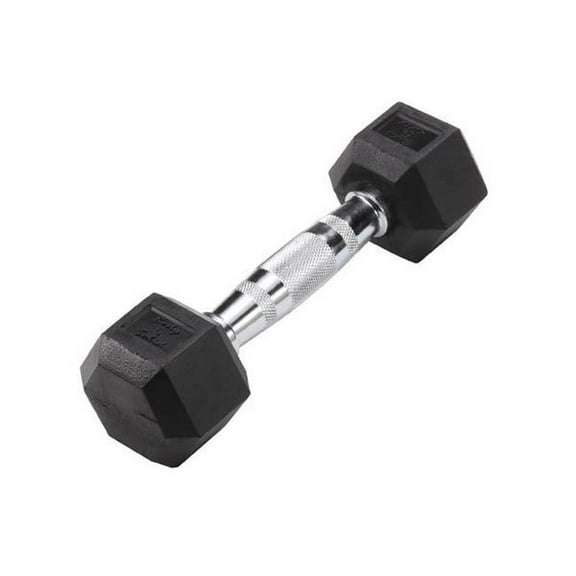 Body-Solid 638448007178 5 lbs Rubber Coated Hex Dumbbell