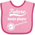 thumbnail image 3 of Inktastic Future Banjo Player Childs Music Boys or Girls Baby Bib, 3 of 4