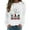 White, variant on Fiaer Christmas Sweatshirt for Women 2025 Funny Plus Size Print Sweatshirts Crewneck Long Sleeve Xmas Holiday Tops White XL