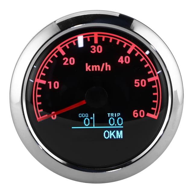 Odómetro para barco Velocímetro GPS de 85 mm Odómetro Velocímetro Instrumento Velocímetro GPS Diseño de próxima generación Jadeshay A