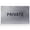 Brushed Aluminum, variant on ADA CENTRAL SIGNS - 6" X4" Private Sign - ADA Compliant Tactile Graphics Grade 2 Braille Text Privacy Sign | Wall Mount Plastic No Entry Protection Sign for Offices, Businesses, and Restaurants