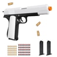 thumbnail image 1 of Bugrtey Pistola De Juguete De Bala Suave Para Niños, Pistolas De Juguete Con Concha, Juguete Expulsor, Pistolas Y Pistolas De Espuma, Caja De Regalo Para Navidad, Cumpleaños, Para Niños, Niñas, Adulto, 1 of 6