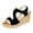 Black, variant on Summer Sandals for Women 2024,Women's Open Toe Wedge Sandals,Wedge Sandals Women's Roman Shoes Suede Trifle High-heeled Fish Mouth Shoes