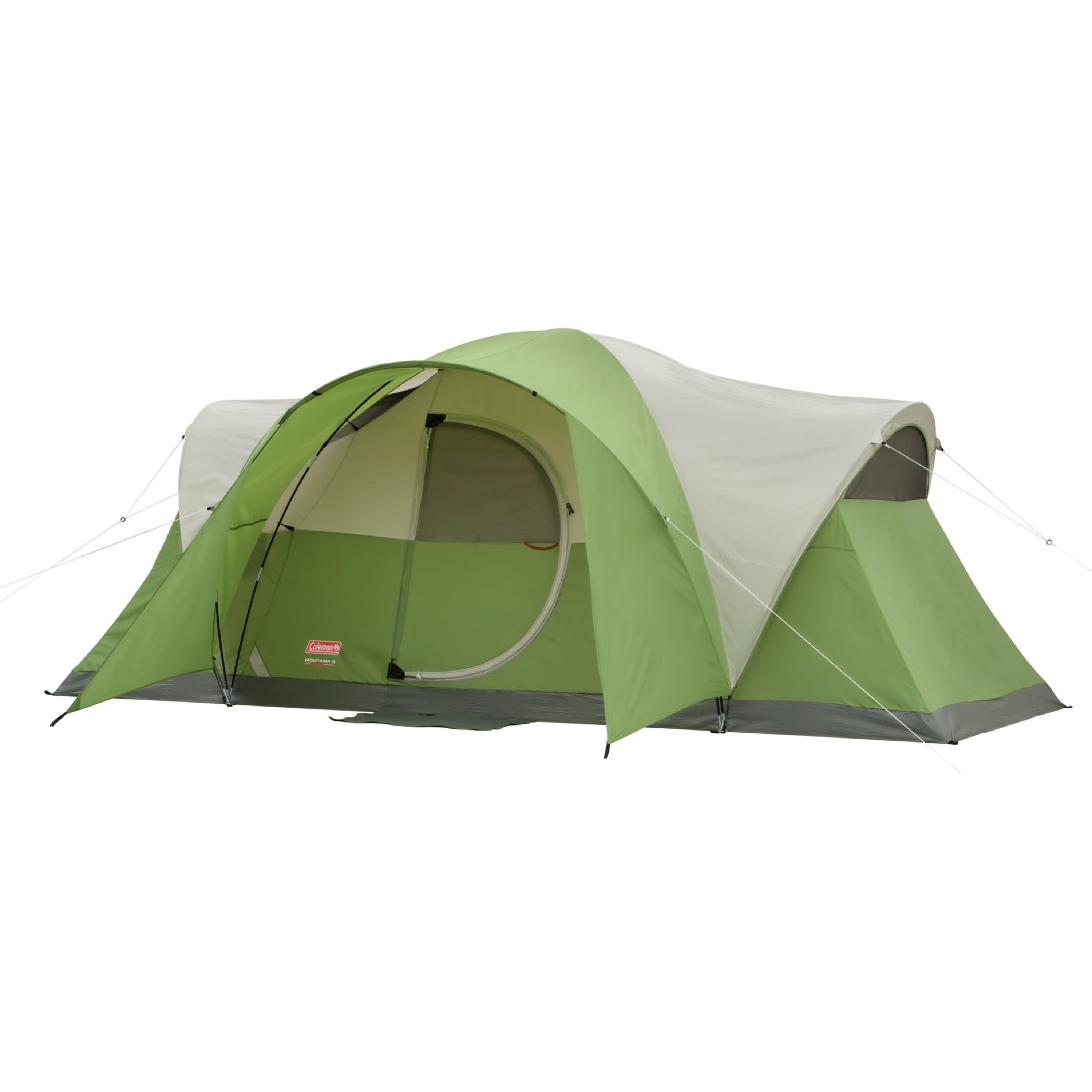 Photo 1 of Coleman 8-Person Tent for Camping | Montana Tent with Easy Setup, Green

