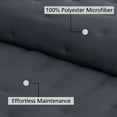 thumbnail image 5 of Mainstays King Comforter Set, Soft Lightweight & All Season, 3-Piece, Grey, 5 of 12