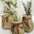 thumbnail image 7 of Walbest 1pc Hand-Woven Bamboo Basket Sturdy Eco-friendly Birds Nest, Wall Hanging Basket for fishing, Tea Picking Basket, Bamboo Woven Fish Basket with Rope, 7 of 7