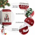 thumbnail image 4 of Merry Christmas Shower Curtain, 66" x 72", Red Xmas Trucks Gnome Pine Tree Snow Linen Waterproof Bathroom Curtain Washable Shower Curtain Set with 12 Hooks, 4 of 6