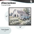 thumbnail image 4 of Stupell Industries Transitional Pastoral Farm Dreams Black Framed Giclee Art, 14 x 11, by Kim Allen, 4 of 8