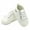 White, variant on Infant Toddler Canvas Sneakers Baby Boy Girl Soft Sole Non-Slip Crib Shoes,0-9 Months
