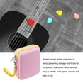thumbnail image 4 of Portable Zipper Closure Guitar Pick Storage Universal Portable Zipper Closure Bag Waterproof Plectrum Organizer Carrying Case Musical Instrument Pink Full Mesh, 4 of 9