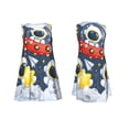 thumbnail image 7 of Honeii Astronaut And Space Print Women's Sleeveless Dress, Loose Fit Casual Dress for Women, Summer Fashion Dress, 7 of 7