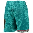 thumbnail image 3 of Men's Mitchell & Ness Turquoise Vancouver Grizzlies Hardwood Classics Lunar New Year Swingman Shorts, 3 of 4