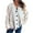 DT--White, variant on DailyTrove Women's Knit Cardigan, Long Sleeve, Casual Lounge & Brunch Wear, Soft Cotton Blend, Relaxed Fit, Plus Size Friendly
