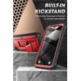 thumbnail image 3 of SUPCASE Unicorn Beetle Pro Series Designed for Samsung Galaxy A10e Case(2019 Release), Full-Body Rugged Holster & Kickstand Case with Built-in Screen Protector (MetallicRed), 3 of 7