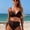 Color 02, variant on Top-kevin Womens Bikini Sets Color Block Two Piece Swimsuit O Ring Stitched Bathing Suit