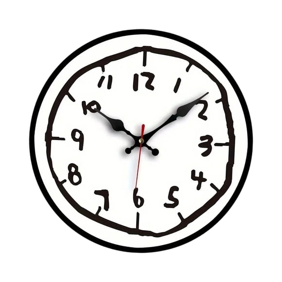 Reloj de pared colgante, decoración de pared, reloj silencioso para uso en interiores, oficina, sala de estar. 10021