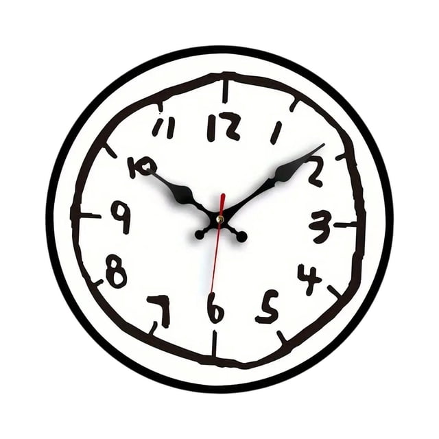 Reloj de pared colgante, reloj estético, minimalista y único, adorno de pared silencioso para 10021