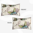 thumbnail image 4 of Fotbe Flying Butterflies-1 Pillow Cases - Envelope Closure - Luxury, Extra Soft, Cooling Pillow Covers - Wrinkle, Fade, Stain Resistant-14"x20", 4 of 9