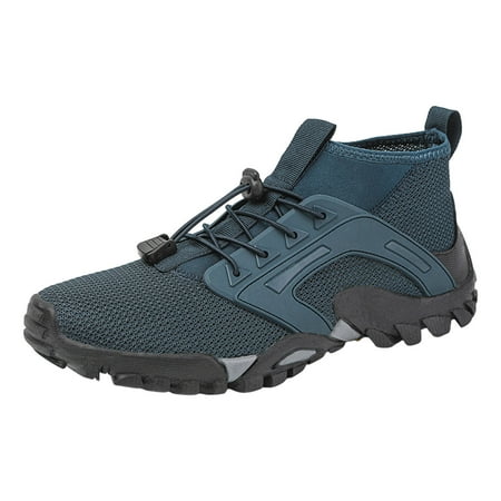 

Clearance on Sale Men Sports Shoes New Pattern Simple Fashionable Thick Sole Outdoor Mountaineering Shoes Comfortable Lace Up Casual Shoes That Men Like
