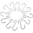thumbnail image 2 of Milisten 12pcs S Hook Ornament Iron Hook Heavy Duty 2.4 Inch Small Hook For Hanging, 2 of 6