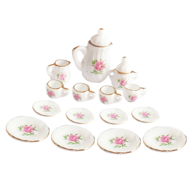 15 peices en miniatura comedor juego de té Sunnimix China Conjunto de té